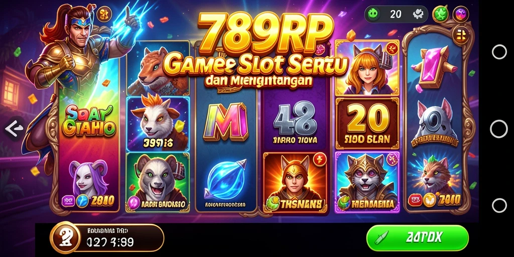 Tampilan gameplay Slot yang menarik dan menghibur di 789RP.
