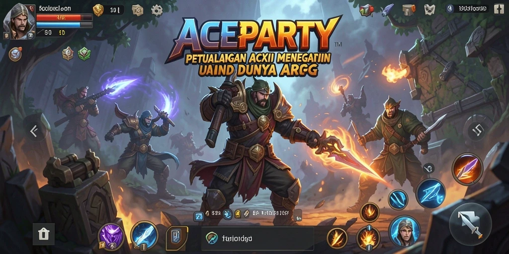 Tampilan menakjubkan dari gameplay ARPG ACEPARTY.