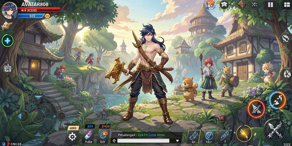 Tampilan gameplay <strong>AVATAR808</strong> yang memukau dan penuh aksi.