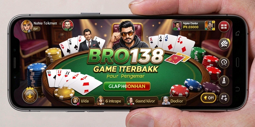 Tampilan gameplay poker yang menarik di BRO138.