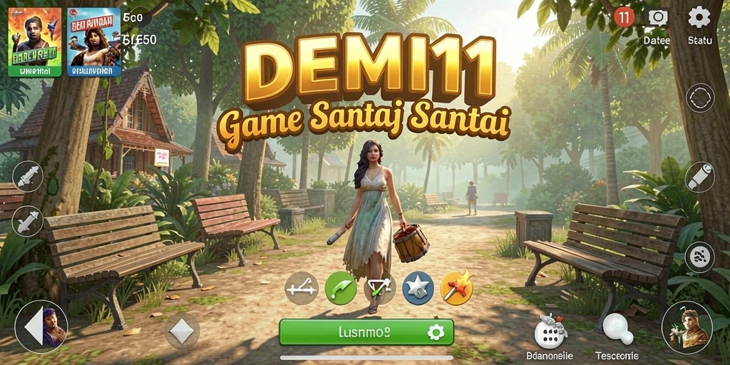 Tampilan gameplay menarik dari DEMI11 yang menyenangkan.