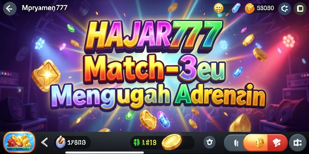 Tampilan gameplay HAJAR777 yang seru dan penuh warna.