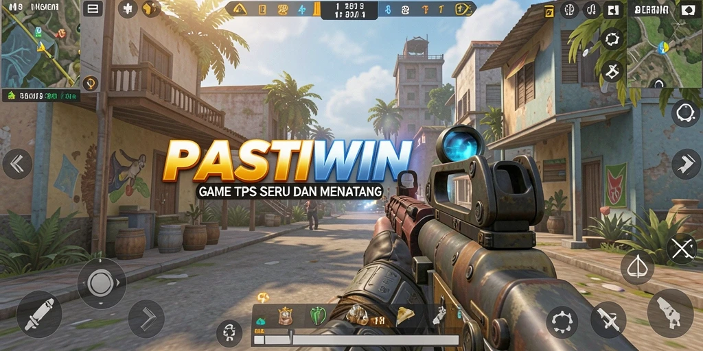 Tampilan aksi seru dalam permainan PASTIWIN.