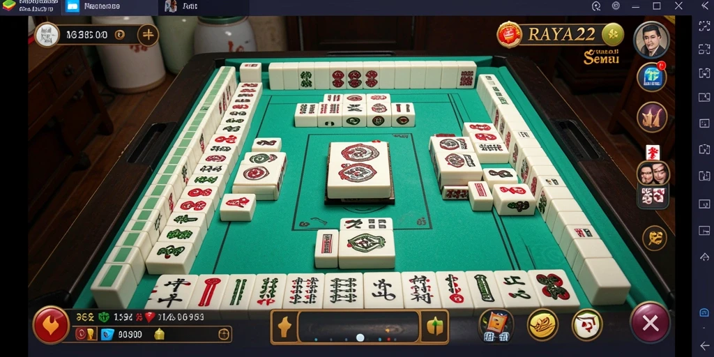 Tampilan gameplay RAYA22 yang menantang dan menarik.