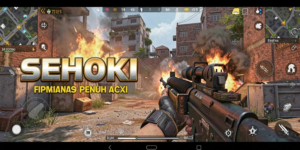Tampilan gameplay SEHOKI yang intens dan menarik.
